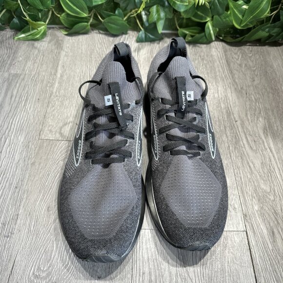 Brooks Levitate StealthFit 5 Black Ebony Grey Mens Black Size 12 Running Shoes main image 6